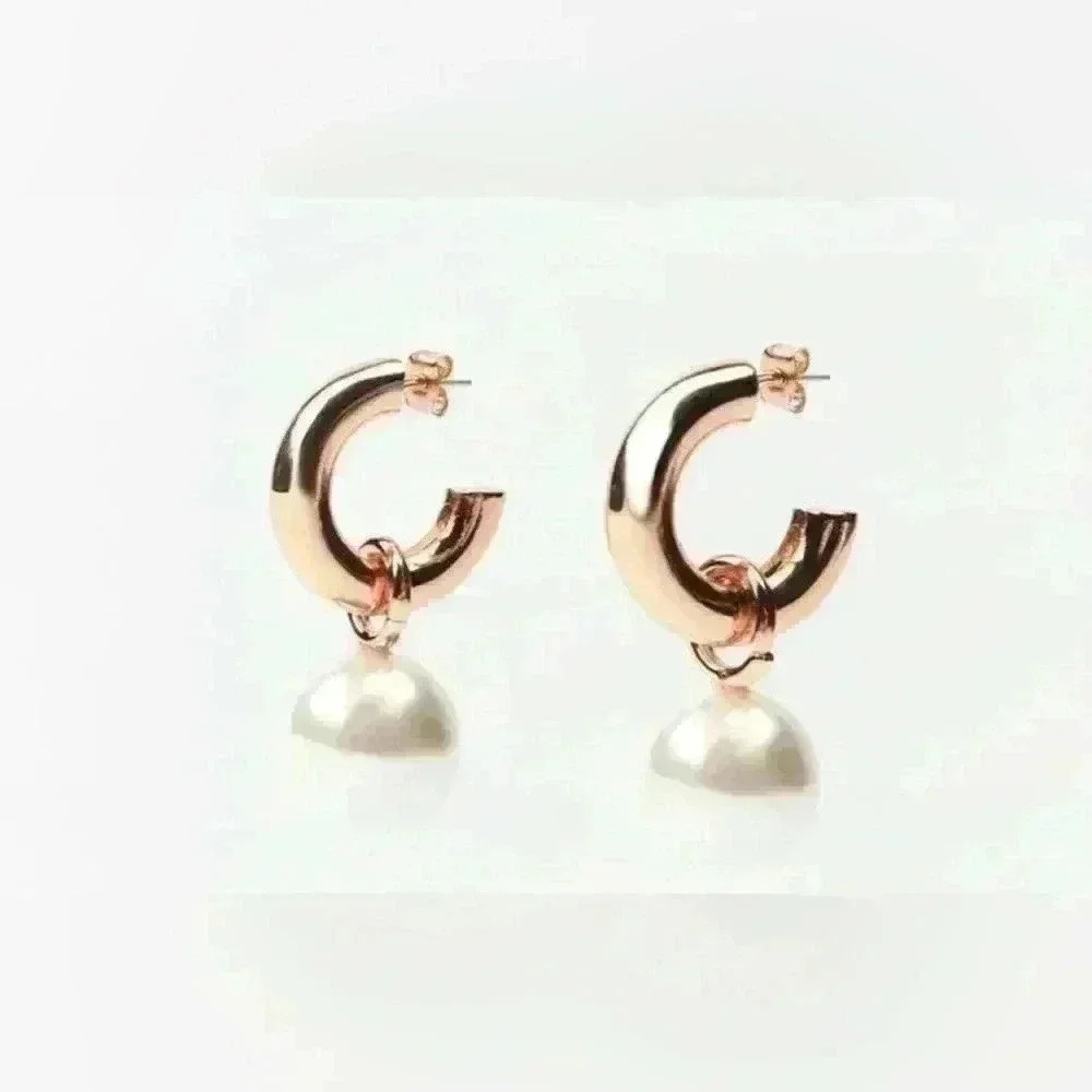 🔥🔥Zara Pearly bead hoop earring